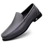 Men's Multi-color Cowhide Casual Loafers