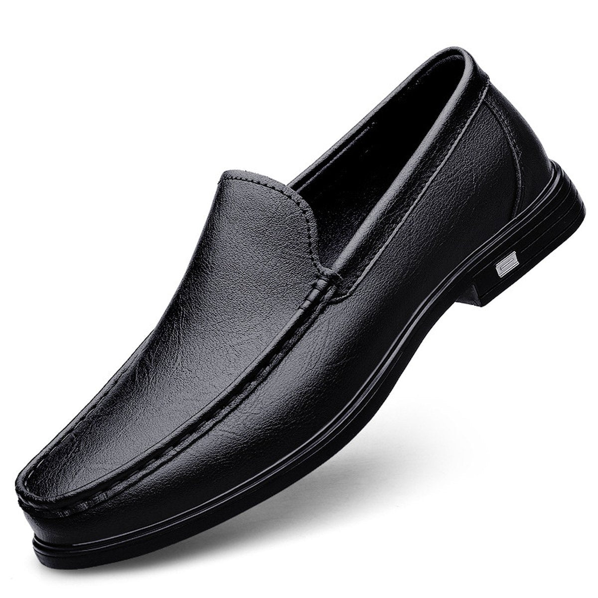 Men's Multi-color Cowhide Casual Loafers