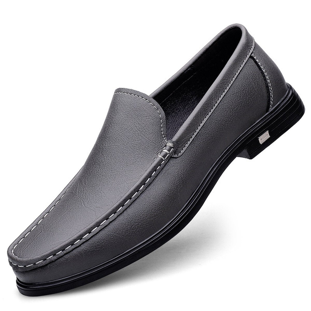 Men's Multi-color Cowhide Casual Loafers