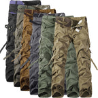 Men's Multi-pocket Cargo Pants Washed Sale
