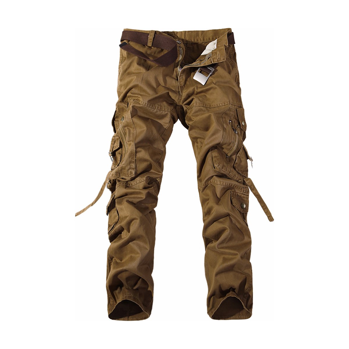 Men's Multi-pocket Cargo Pants Washed Sale