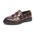Men's One Foot Leather Shoes