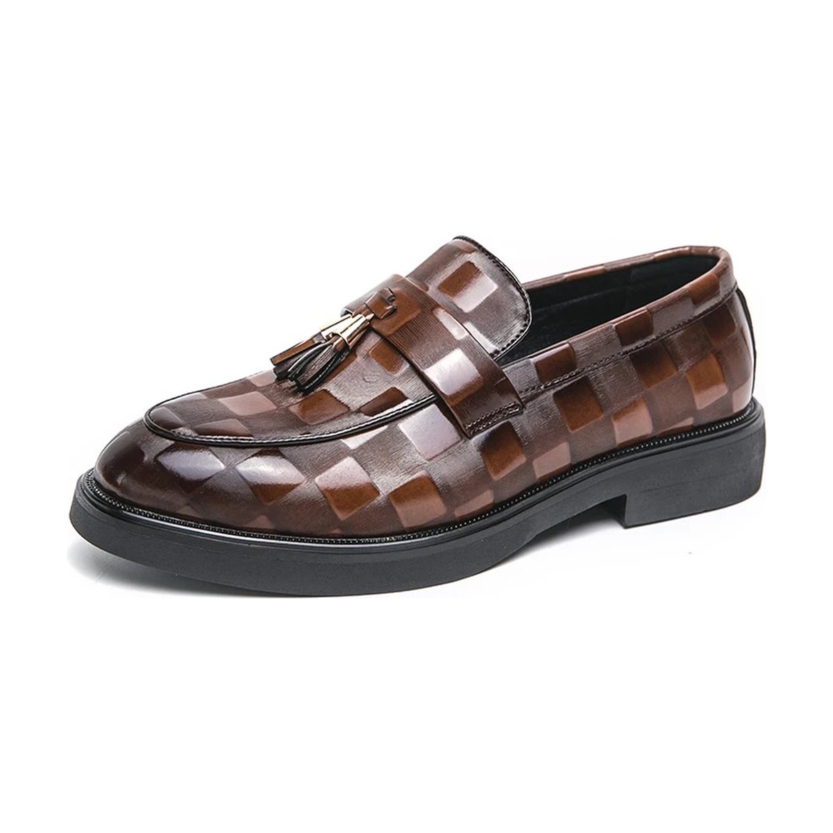 Men's One Foot Leather Shoes