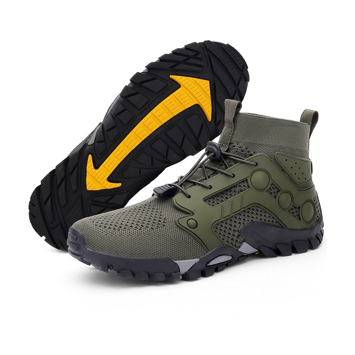 Men's Outdoor Large Size Hiking Shoes Lightweight High-top