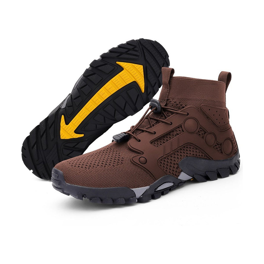 Men's Outdoor Large Size Hiking Shoes Lightweight High-top