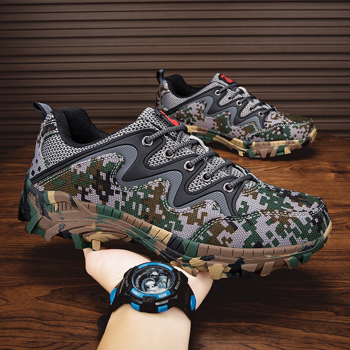 Men's Outdoor Leisure Plus Size Breathable Hiking Shoes