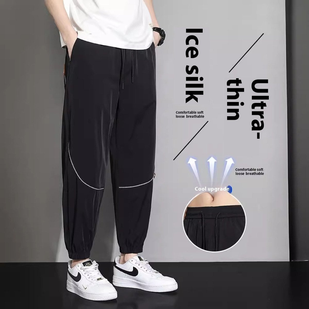 Men's Pants Tappered Casual Trousers Sweatpants