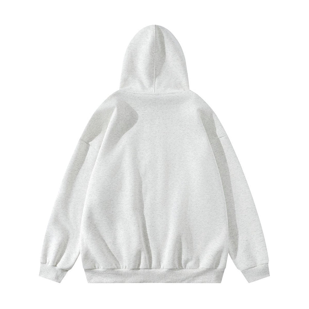 Men's Pentagram Geometry Paste Cloth Embroidery Hooded Cardigan