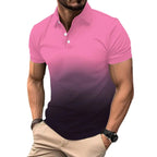 Men's Pixie Gradient Pocket Polo Shirt