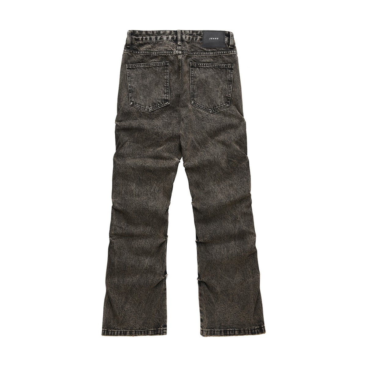 Men's Pleated Loose Denim Trousers