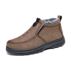 Men's Plus-size Cotton Shoes Thick-soled Slip-on Warm