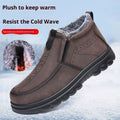 Men's Plus-size Cotton Shoes Thick-soled Slip-on Warm
