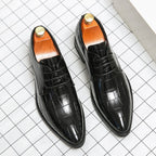 Men's Plus Size Pointed Leather Shoes