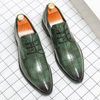 Men's Plus Size Pointed Leather Shoes