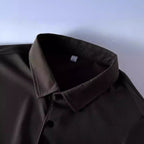 Men's Plus Size Seamless Ice Silk Polo Shirt