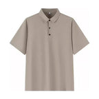 Men's Plus Size Seamless Ice Silk Polo Shirt