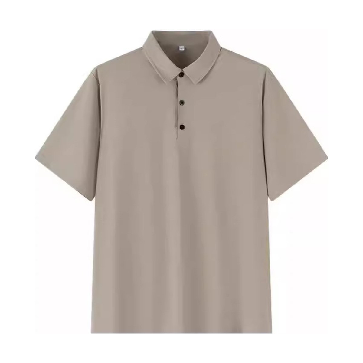 Men's Plus Size Seamless Ice Silk Polo Shirt