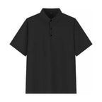 Men's Plus Size Seamless Ice Silk Polo Shirt