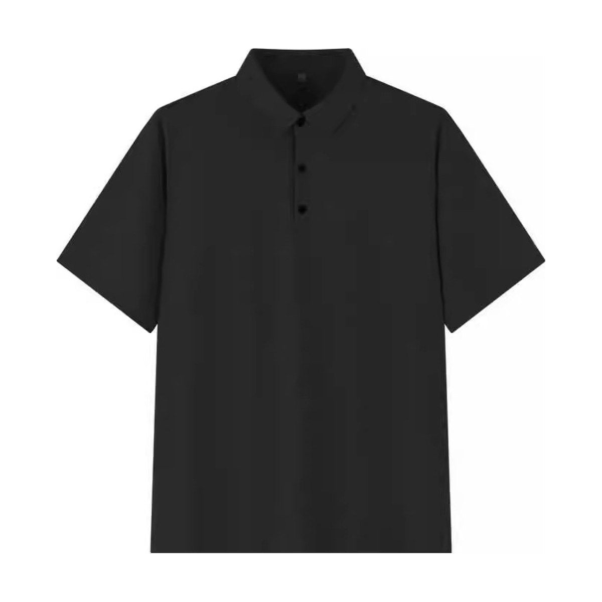 Men's Plus Size Seamless Ice Silk Polo Shirt