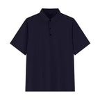 Men's Plus Size Seamless Ice Silk Polo Shirt