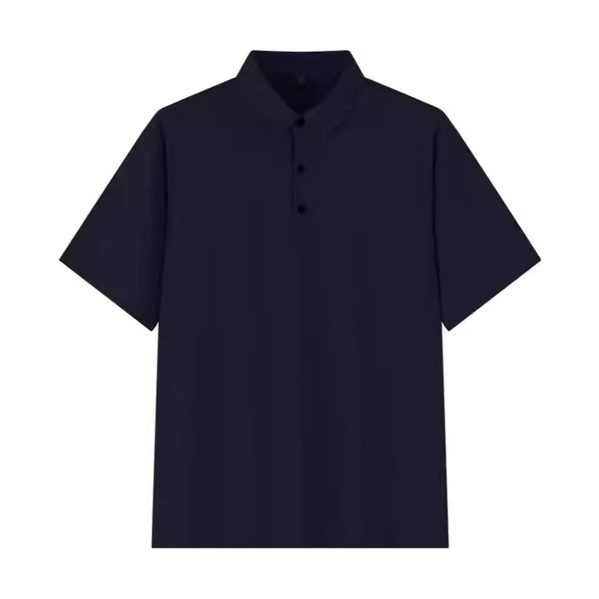 Men's Plus Size Seamless Ice Silk Polo Shirt