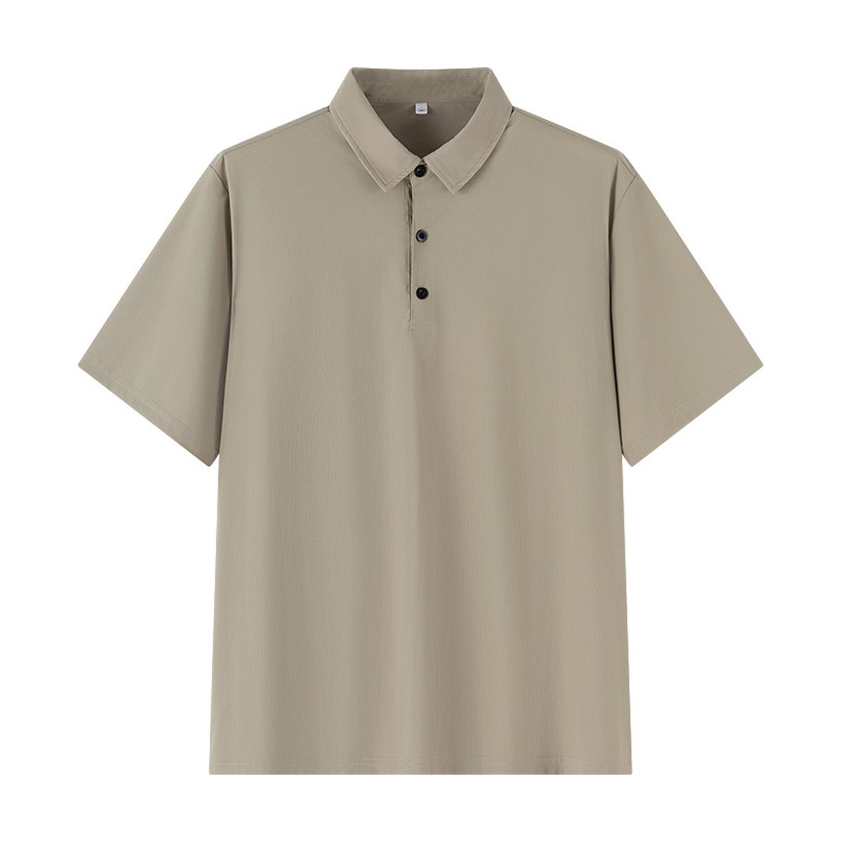 Men's Plus Size Seamless Ice Silk Polo Shirt
