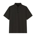 Men's Plus Size Seamless Ice Silk Polo Shirt