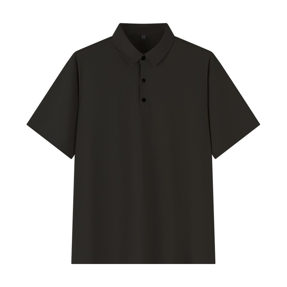 Men's Plus Size Seamless Ice Silk Polo Shirt