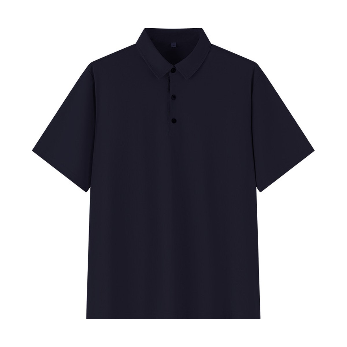 Men's Plus Size Seamless Ice Silk Polo Shirt