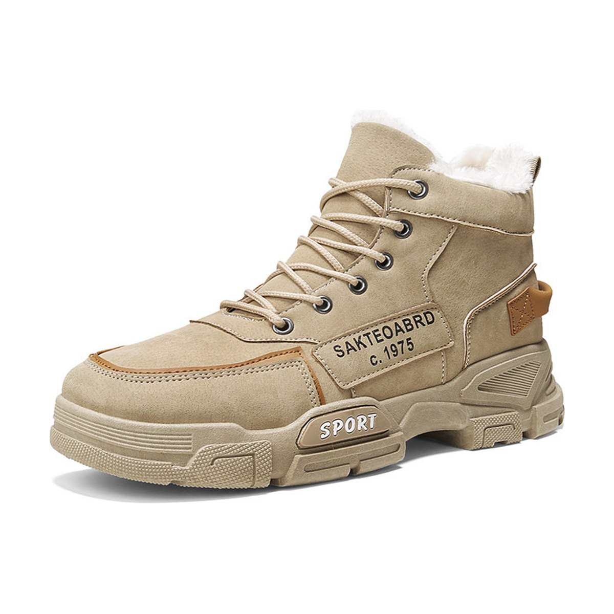 Men's Plush High-Top Snow Boots