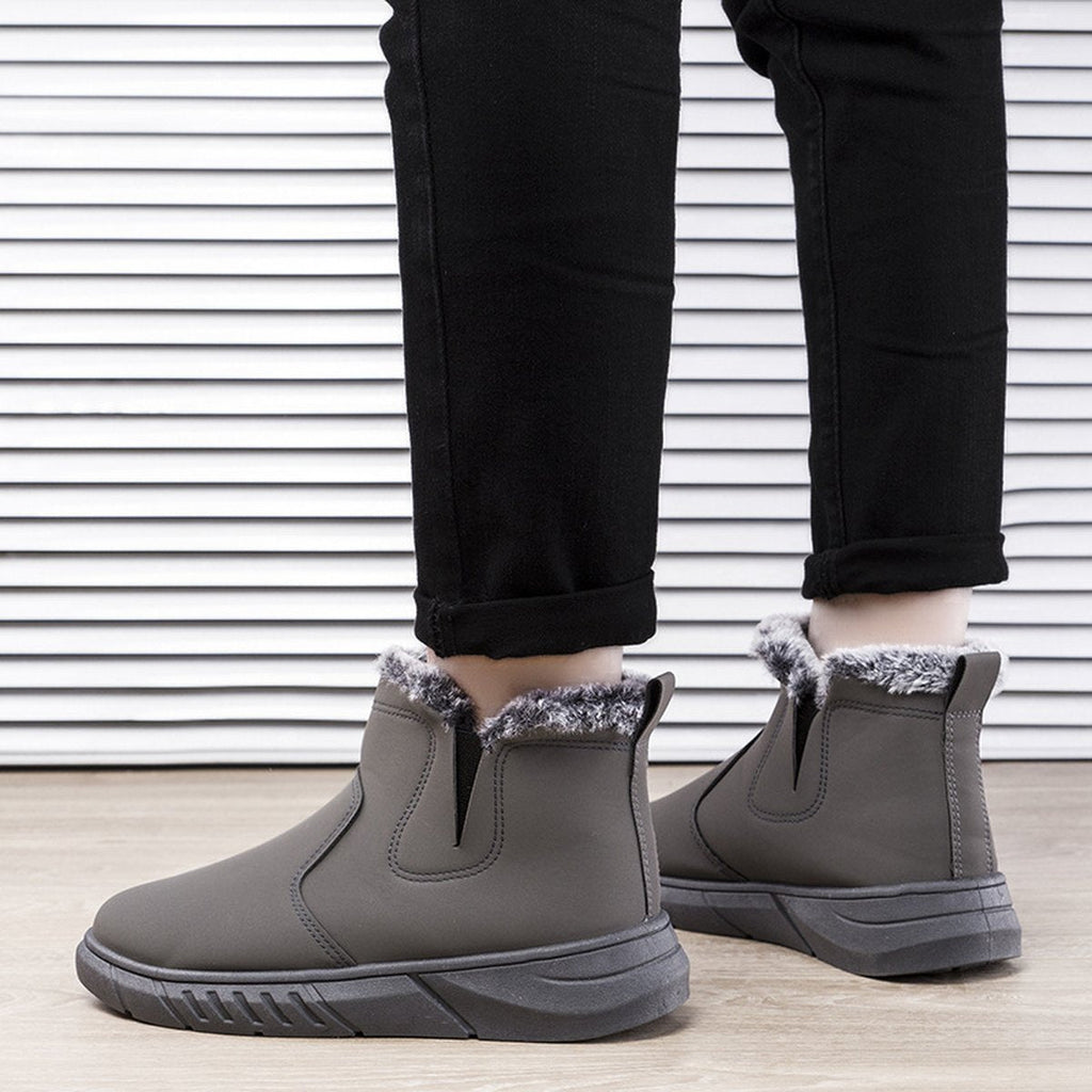 Men's Plush-Lined Snow Boots