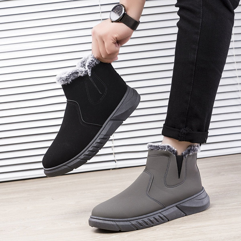 Men's Plush-Lined Snow Boots