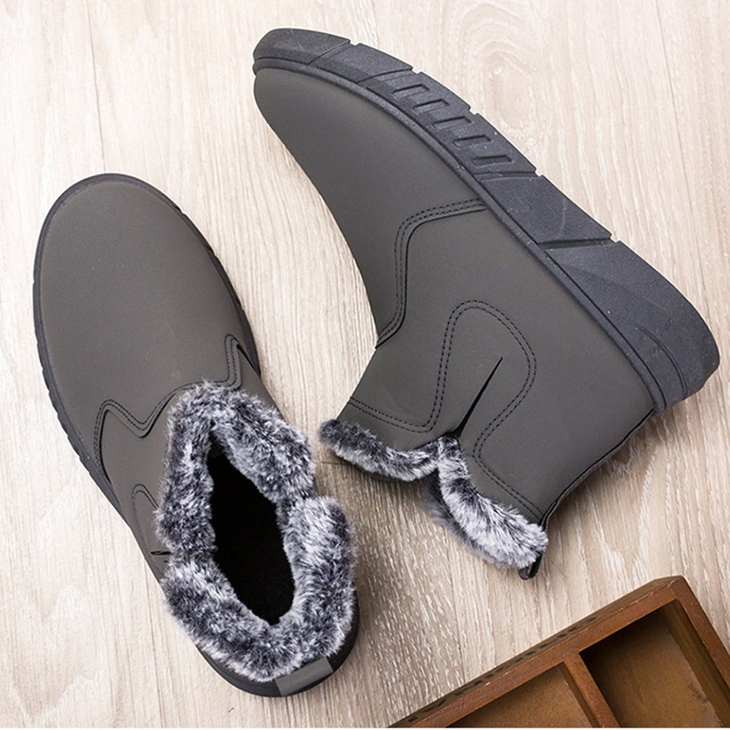 Men's Plush-Lined Snow Boots