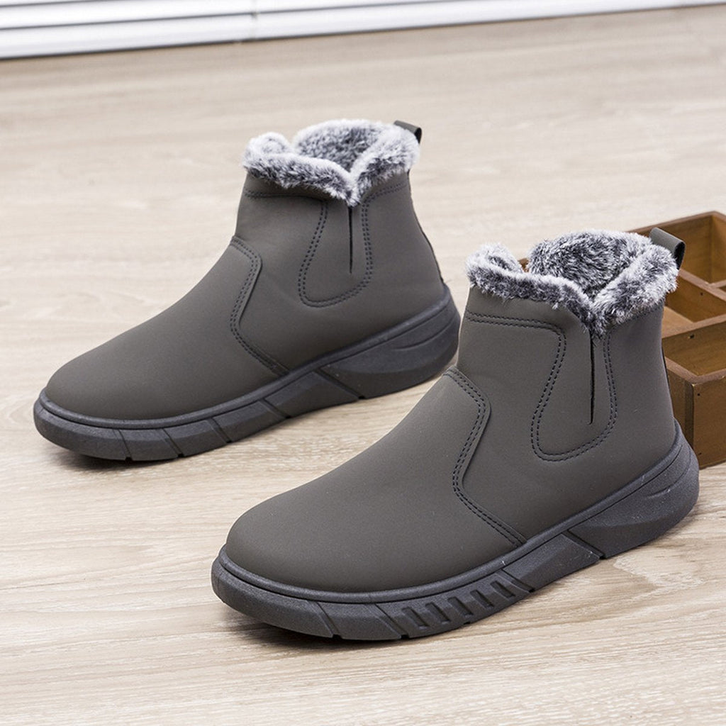 Men's Plush-Lined Snow Boots