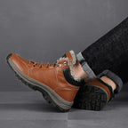 Men's Plush-Lined Winter Boots