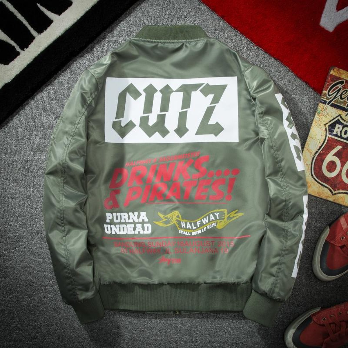 Men's Printed Jacket Bomber