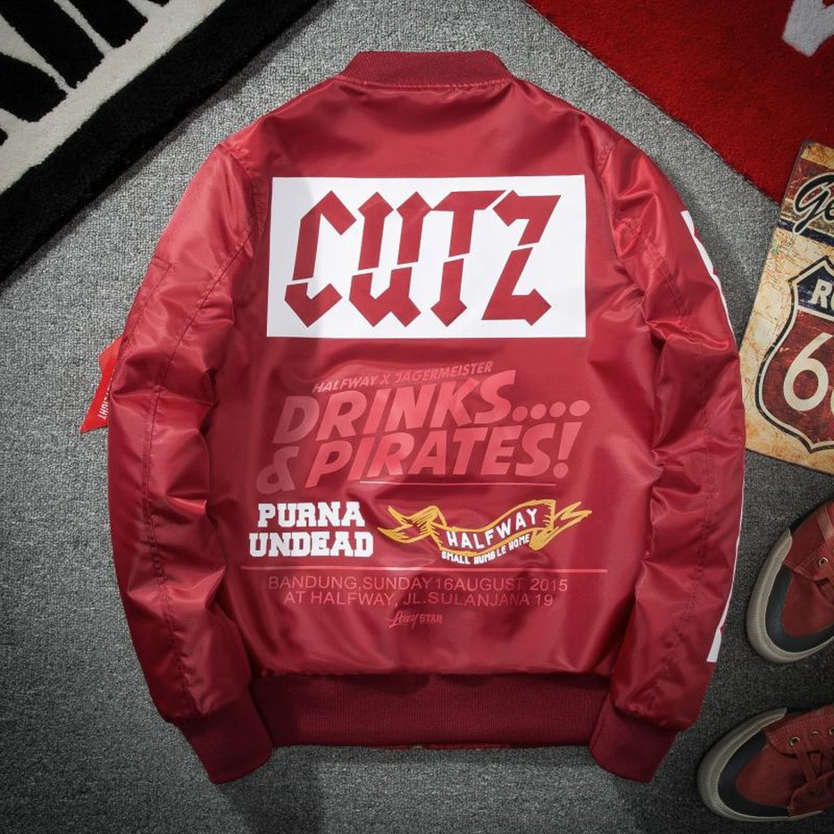 Men's Printed Jacket Bomber
