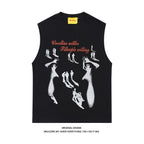 Men's Printed Sleeveless T-shirt