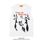 Men's Printed Sleeveless T-shirt