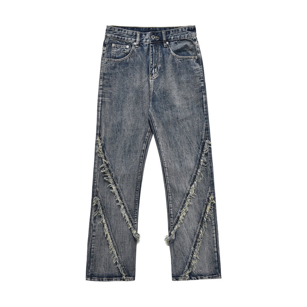 Men's Punk Loose Straight Trousers