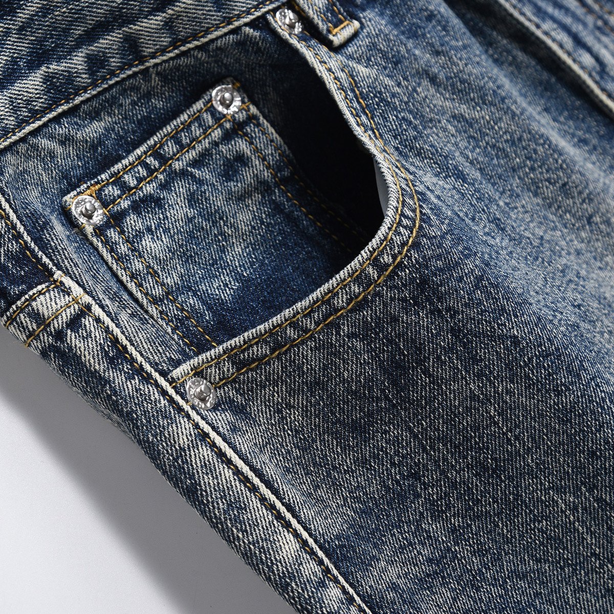 Men's Punk Loose Straight Trousers