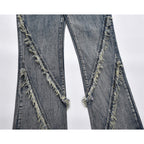 Men's Punk Loose Straight Trousers