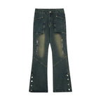 Men's Punk Slightly Flared Jeans