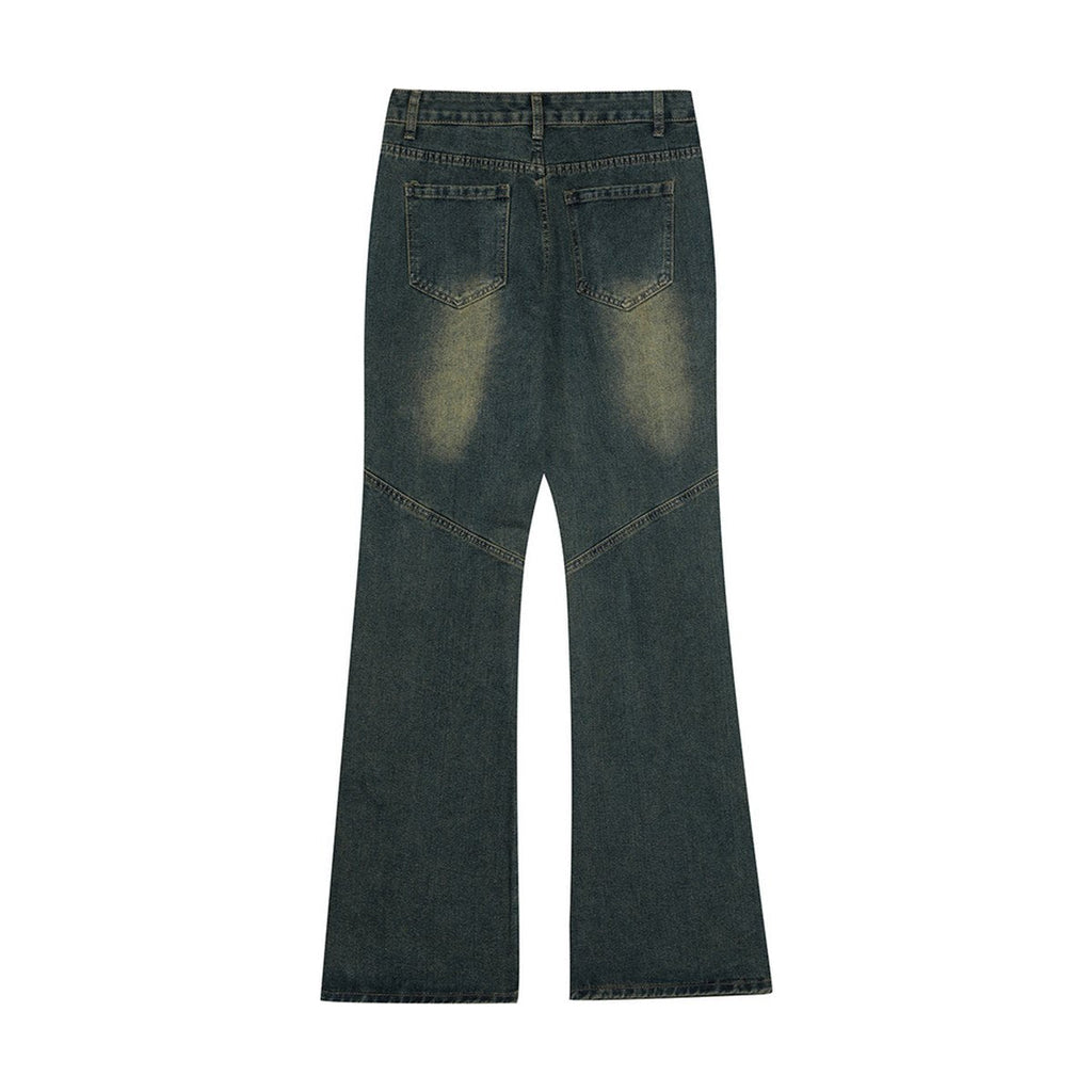 Men's Punk Slightly Flared Jeans