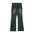 Men's Punk Slightly Flared Jeans