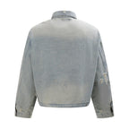 Men's Punk Worn Out Denim Clothes Jacket