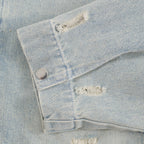 Men's Punk Worn Out Denim Clothes Jacket