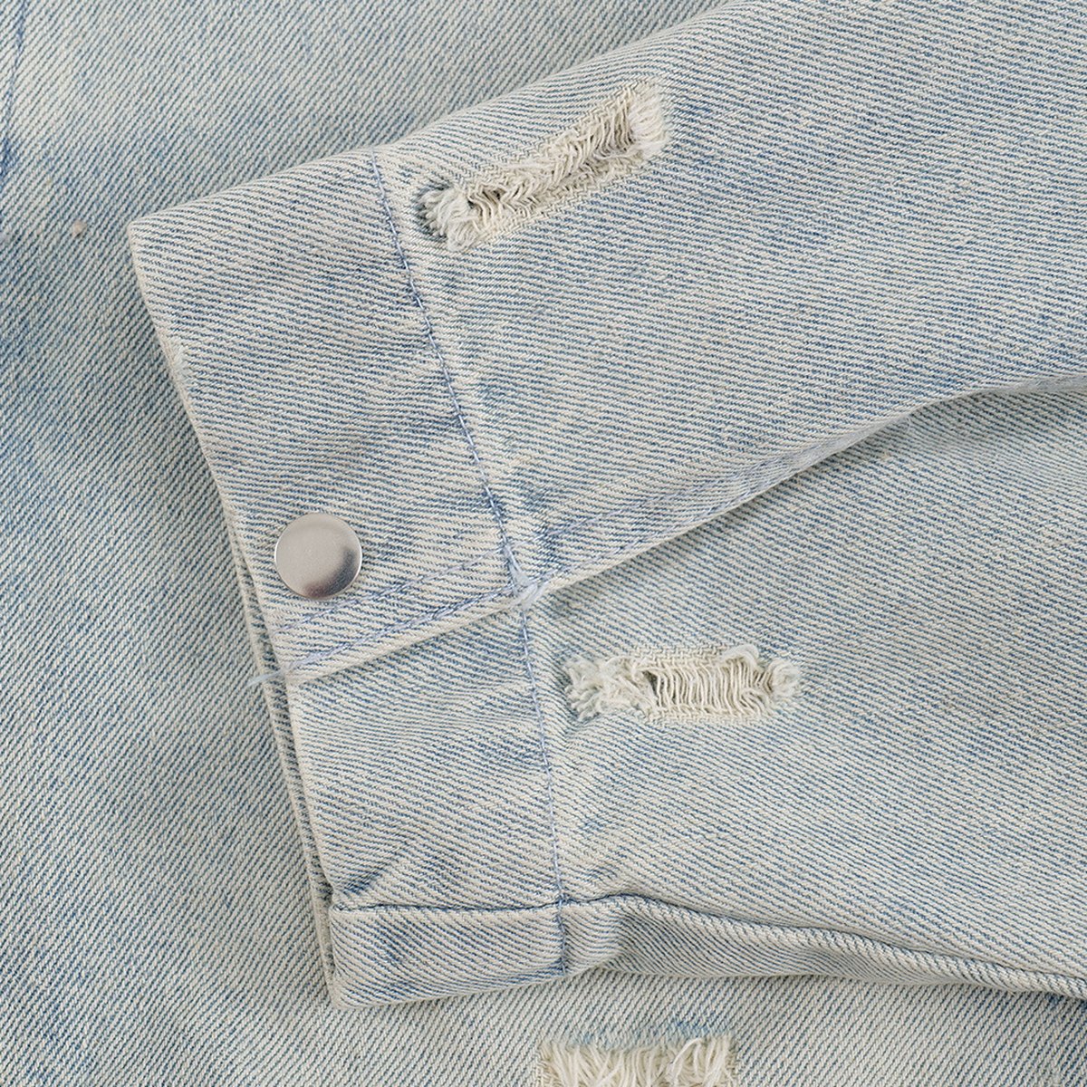 Men's Punk Worn Out Denim Clothes Jacket