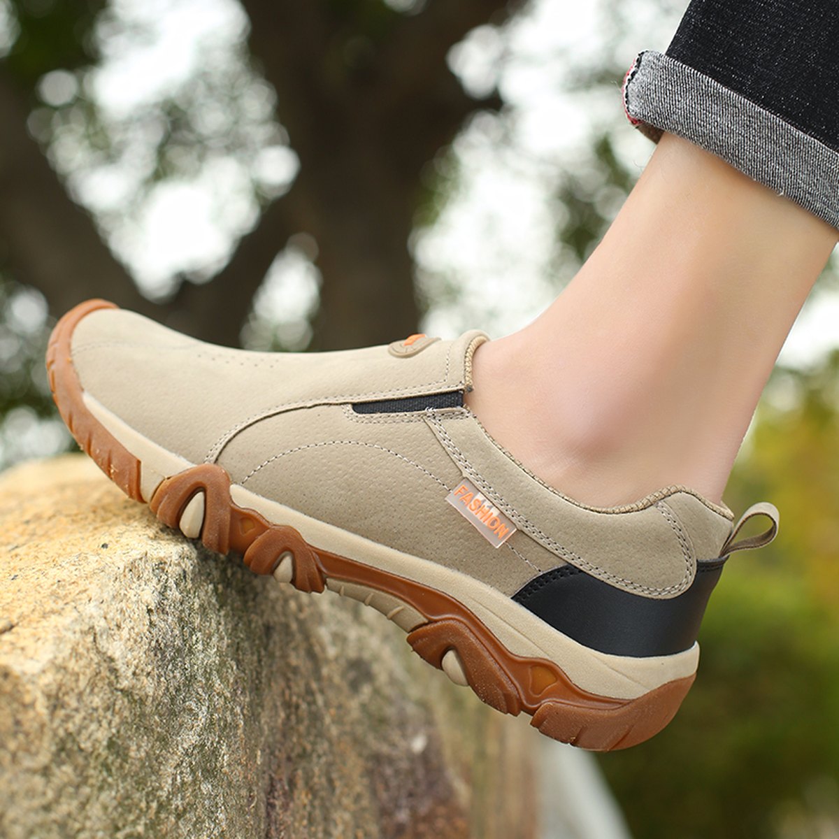 Men's Push Hiking Shoes Low Tip