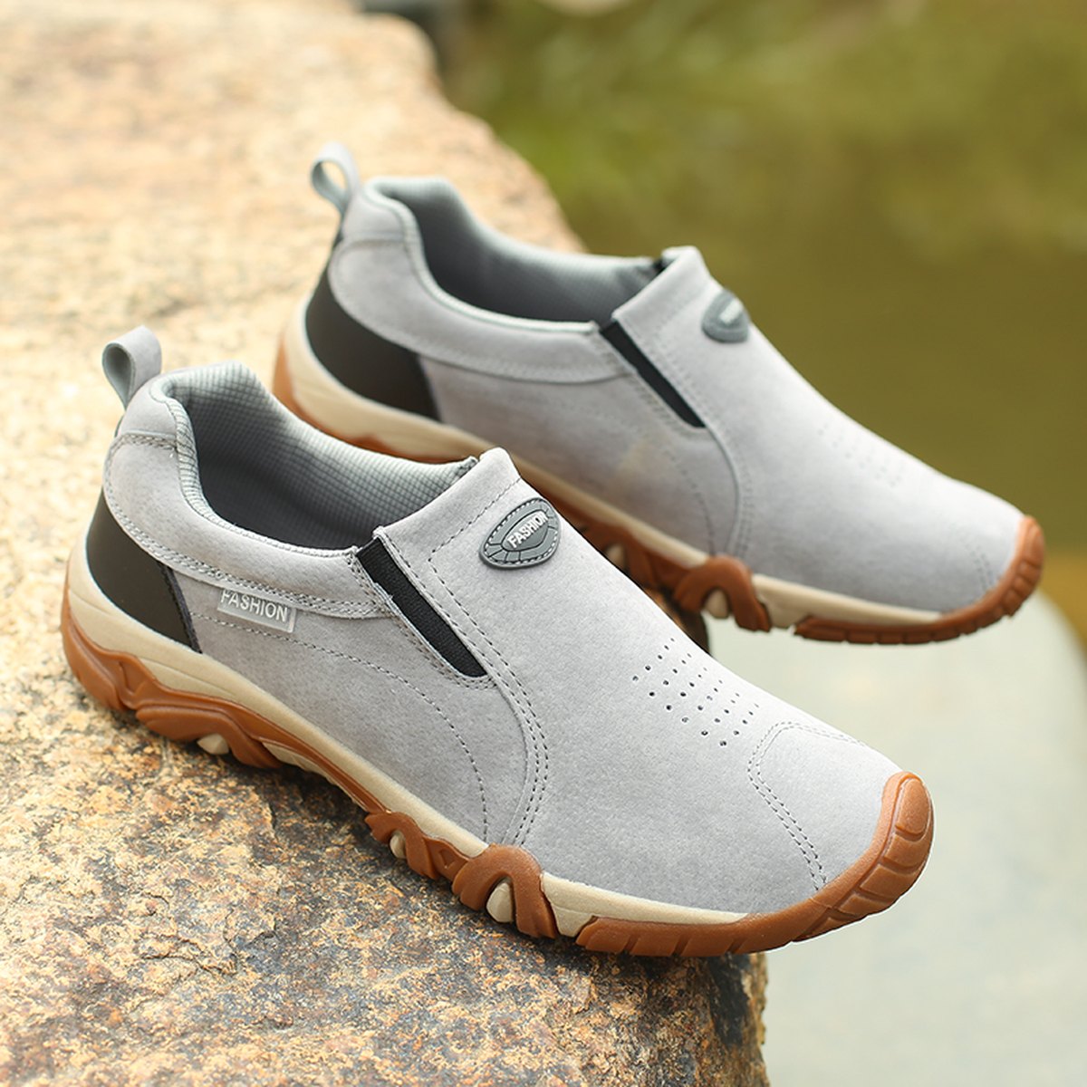 Men's Push Hiking Shoes Low Tip